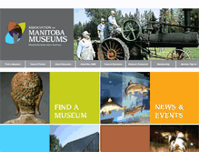 Tablet Screenshot of museumsmanitoba.com